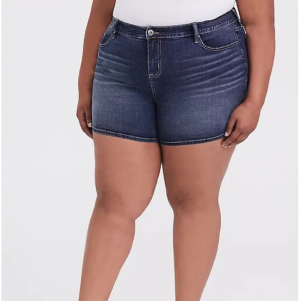 Torrid Medium-Wash Jean Shorts